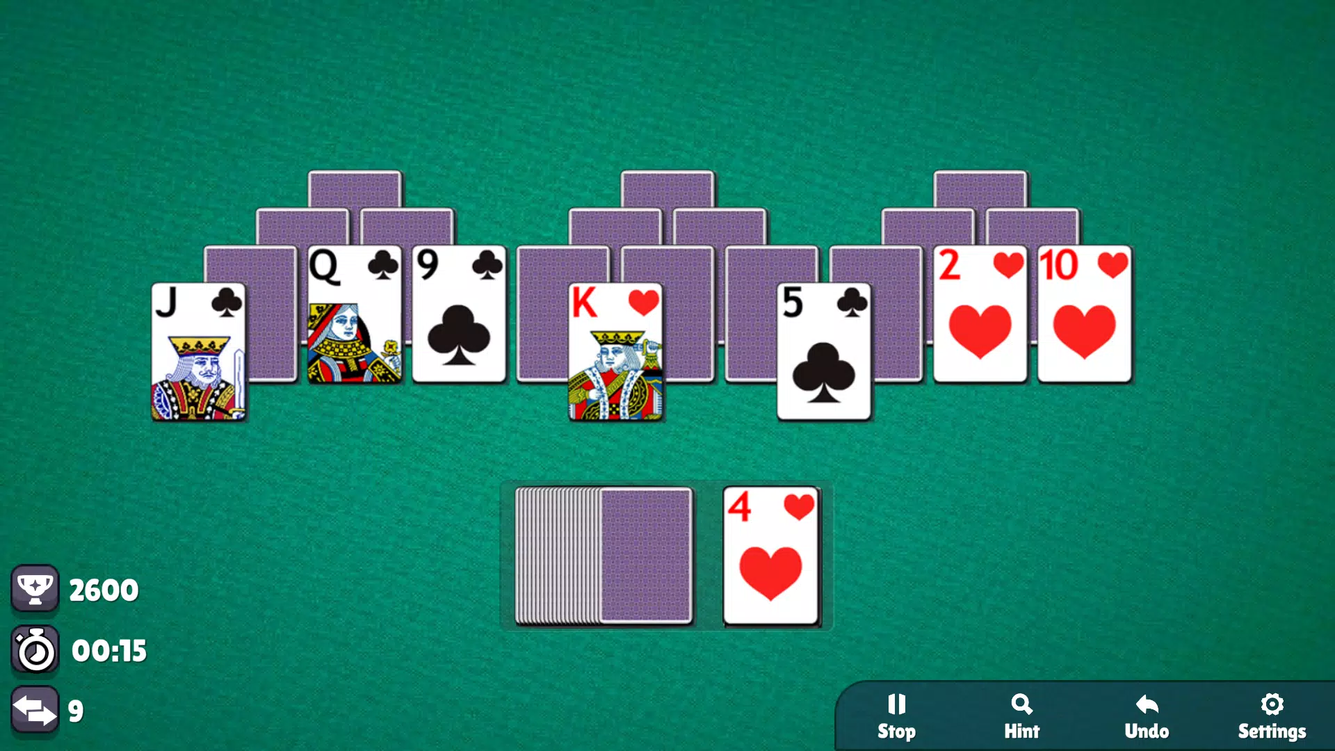 Solitaire: TriPeaks ဖန်သားပြင်ဓာတ်ပုံ 3