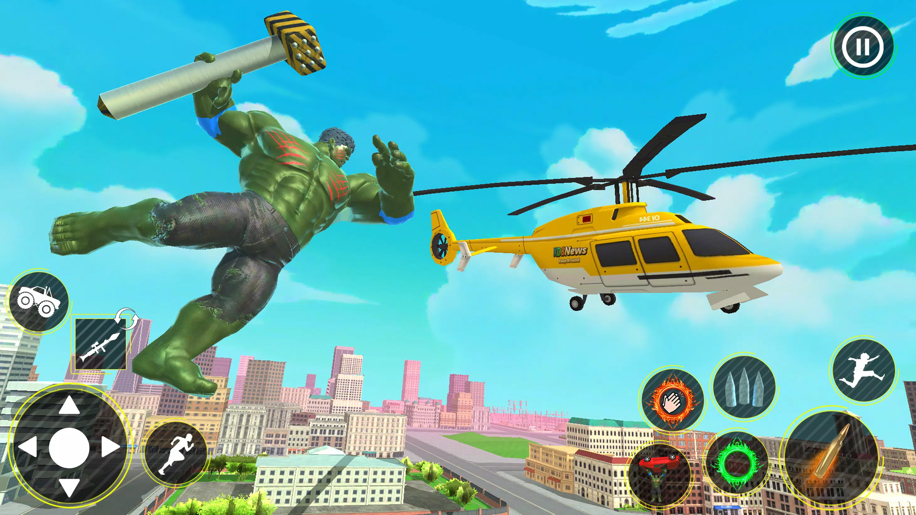 Incredible Monster Hero 3D War ဖန်သားပြင်ဓာတ်ပုံ 1