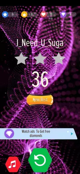 k-pop Magic Game Piano Tiles 2 Ekran Görüntüsü 1