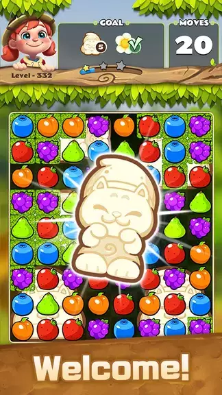 Fruits POP : Match 3 Puzzle Captura de pantalla 0