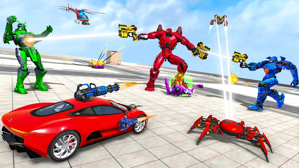 Spider Robot Games: Robot Car Скриншот 3