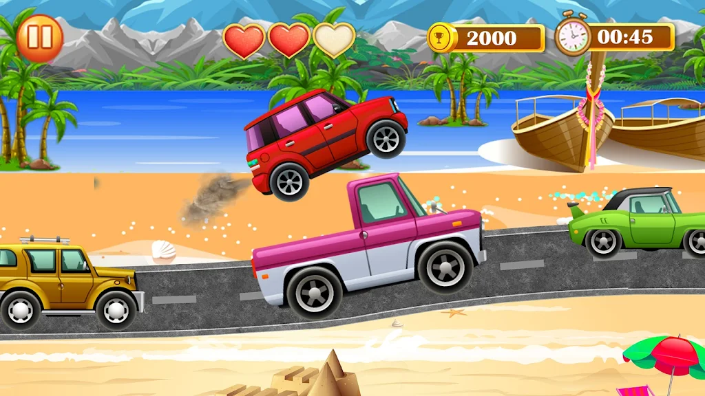 Hill Climb Car Racer-Car Game ဖန်သားပြင်ဓာတ်ပုံ 1