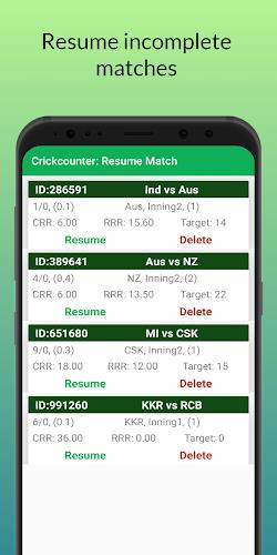 Cricket: Local match scorebook Tangkapan skrin 3