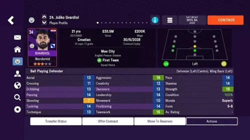 Football Manager Mobile 2024 スクリーンショット 1