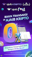 Ajaib Kripto: 0% Trading Fee 스크린샷 1