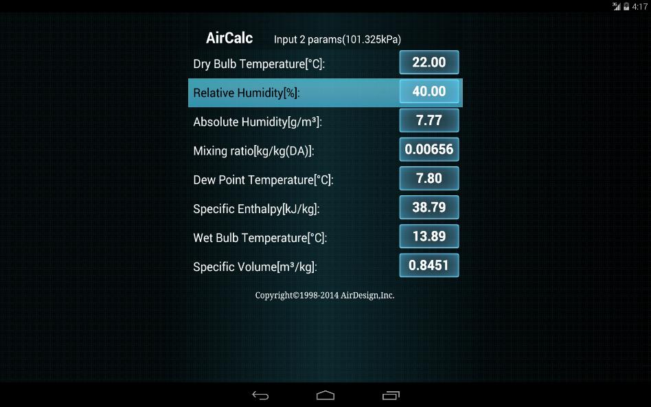 AirCalc for Android Capture d'écran 3