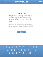 Cryptograms · Decrypt Quotes ภาพหน้าจอ 1