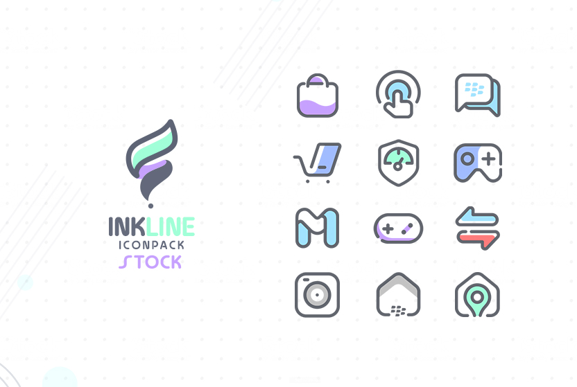 InkLine Icon Pack Mod应用截图第3张