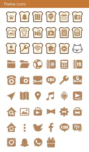 Cute Wallpaper Bread Cat Theme Tangkapan skrin 3