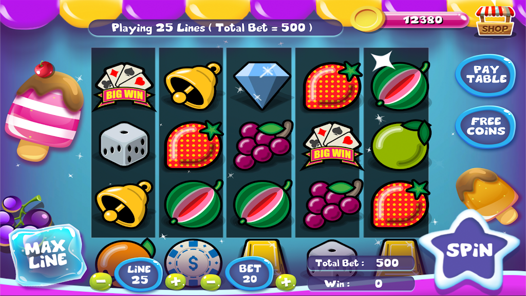 Slot Matchine IceCream - Vegas Casino Slot Games應用截圖第0張