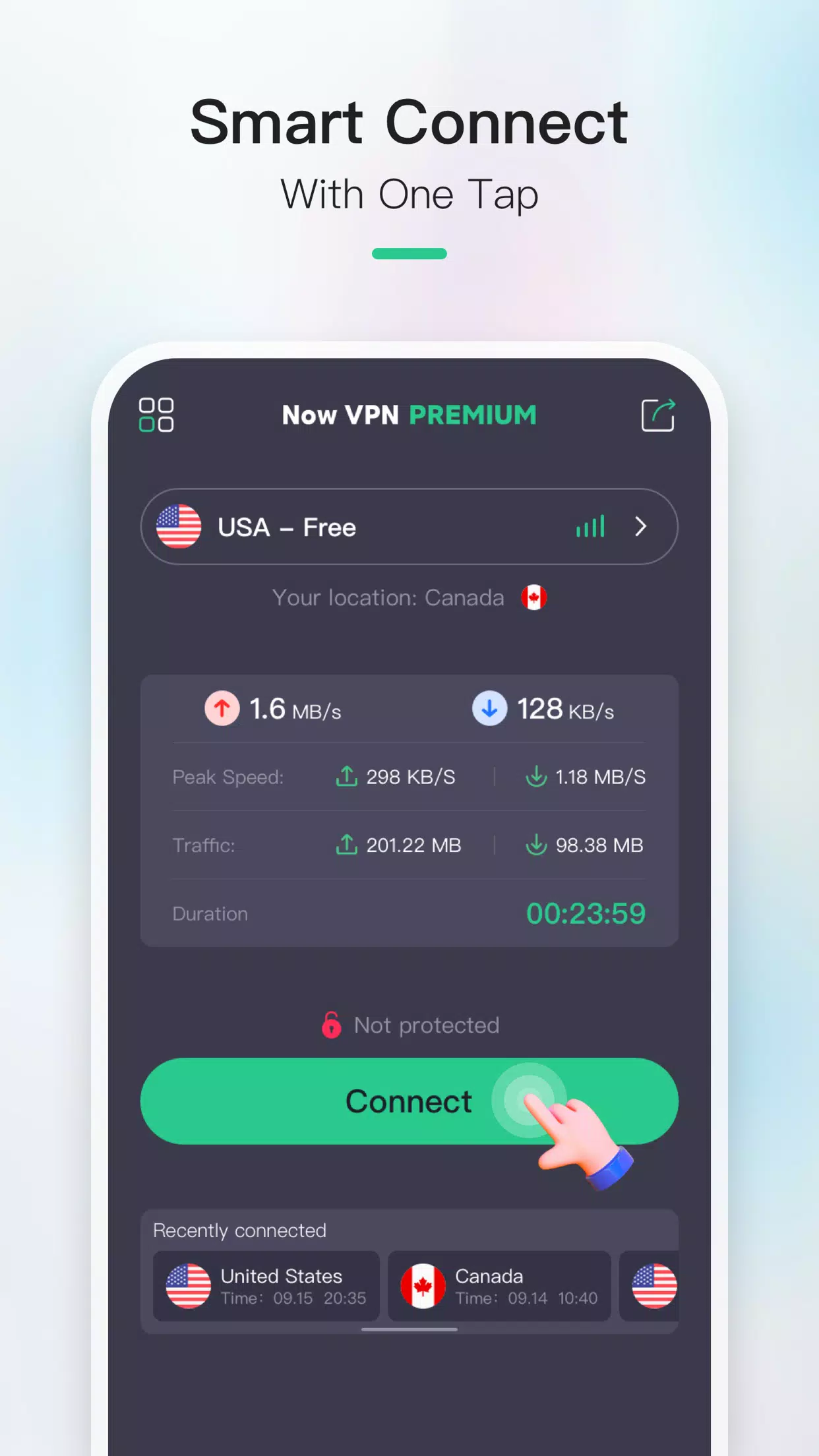 Now VPN Captura de tela 1