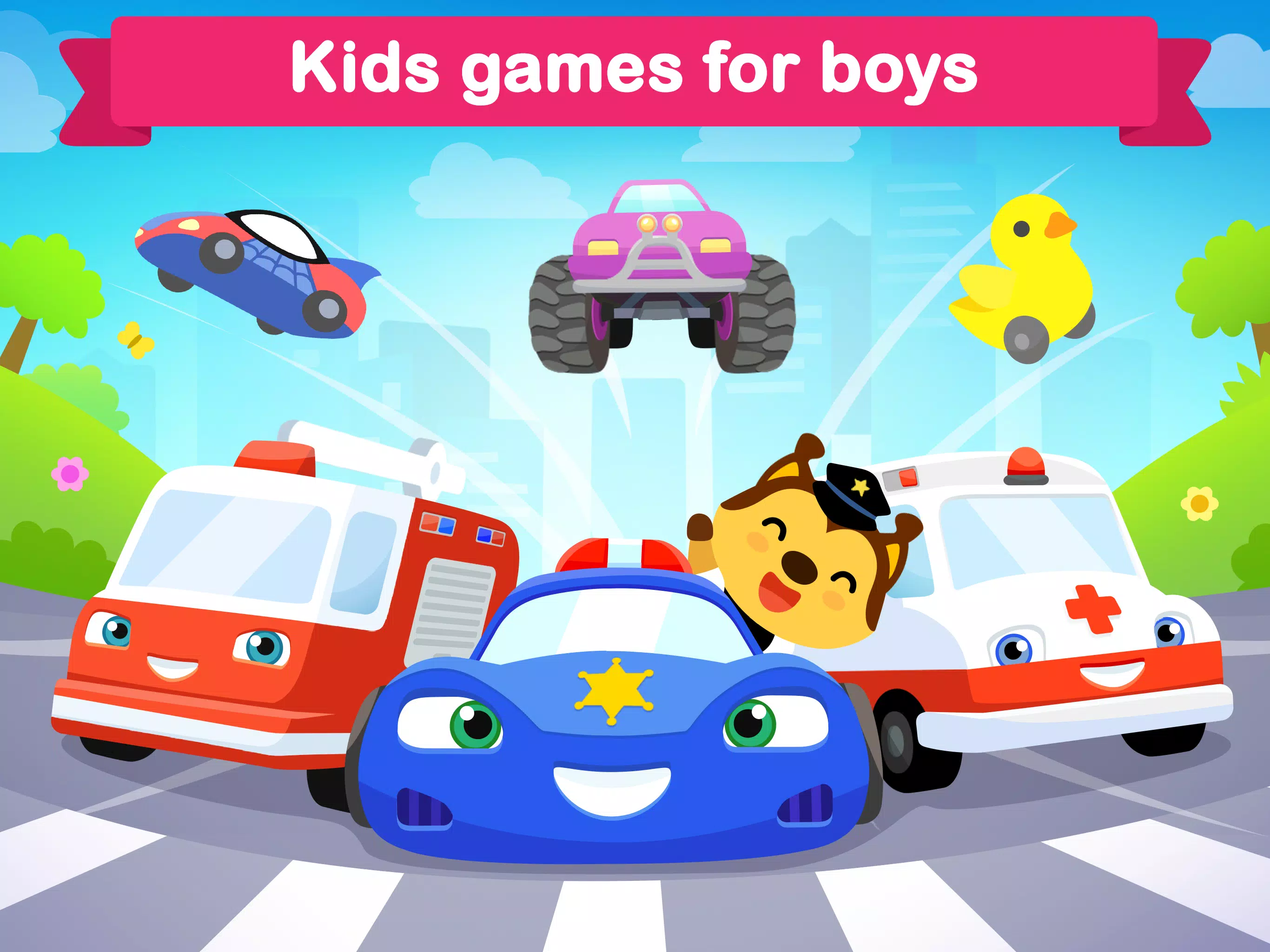 Juegos de coches para niños 2 Captura de pantalla 3