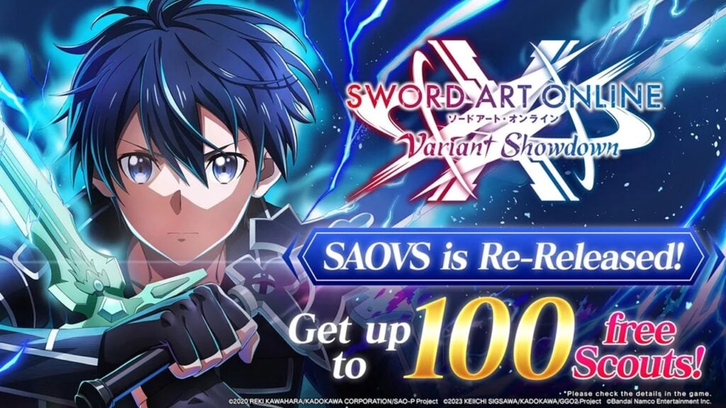 SAO Variant Showdown revient de la maintenance