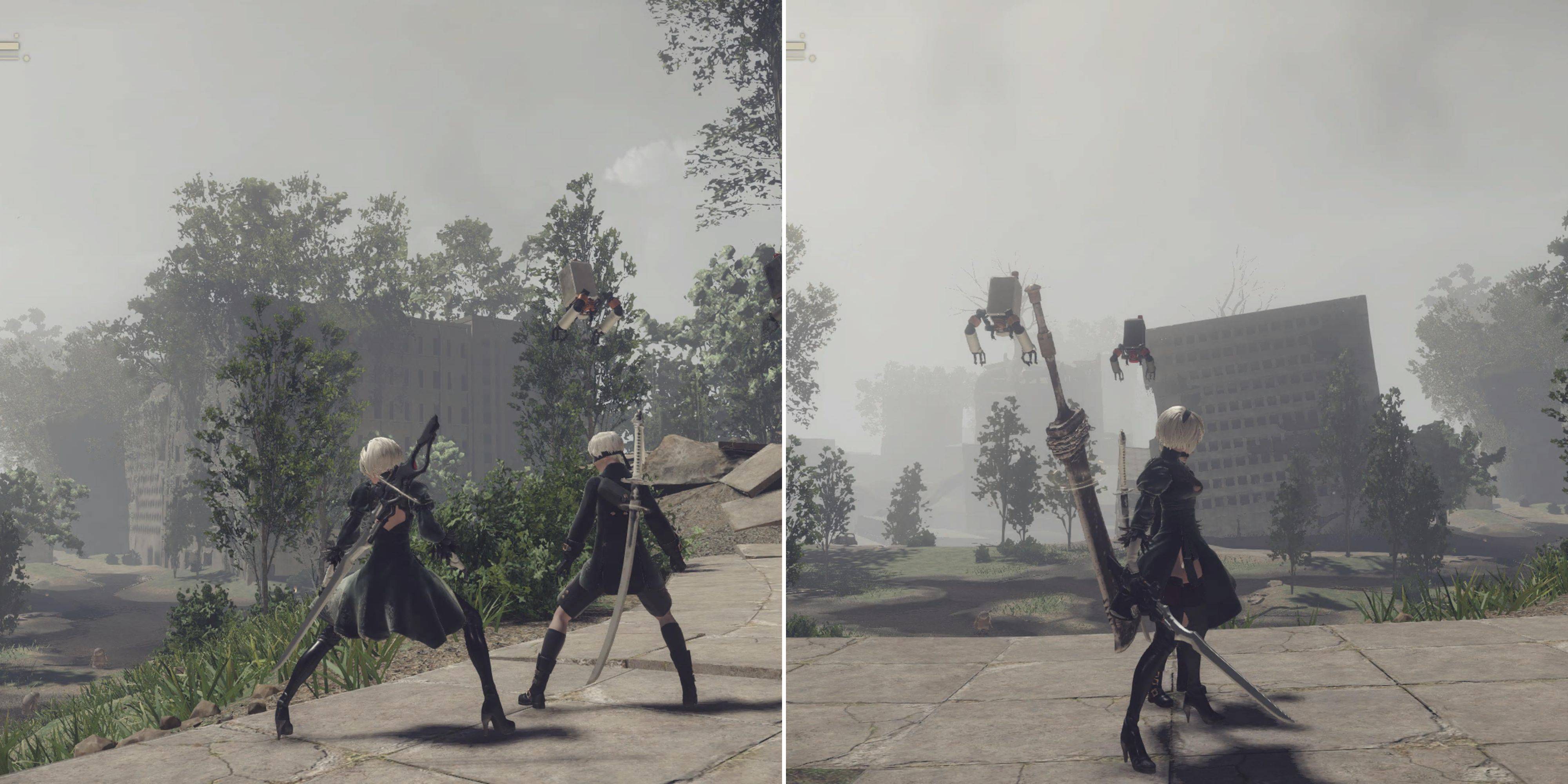 Nier: Automata - Cara Mendapatkan Pedang Jenis -40