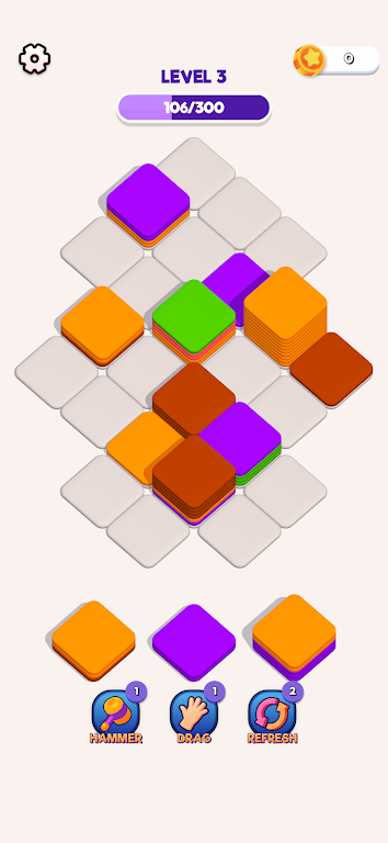 Block Sort 3D - ASMR Tile Sort ภาพหน้าจอ 3