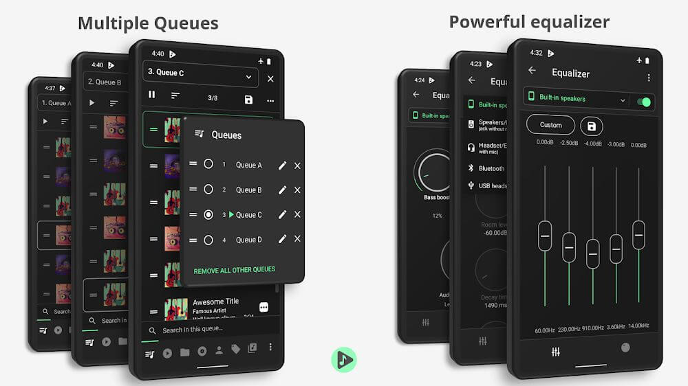 Musicolet Music Player Mod Ảnh chụp màn hình 1