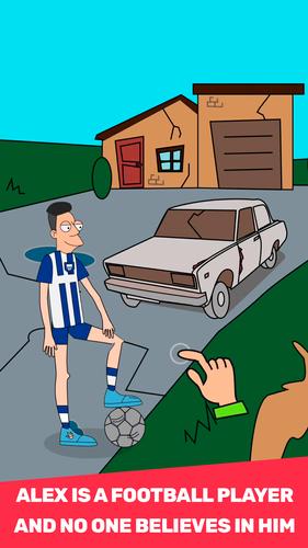 Alex - Idle Football Star Captura de tela 0