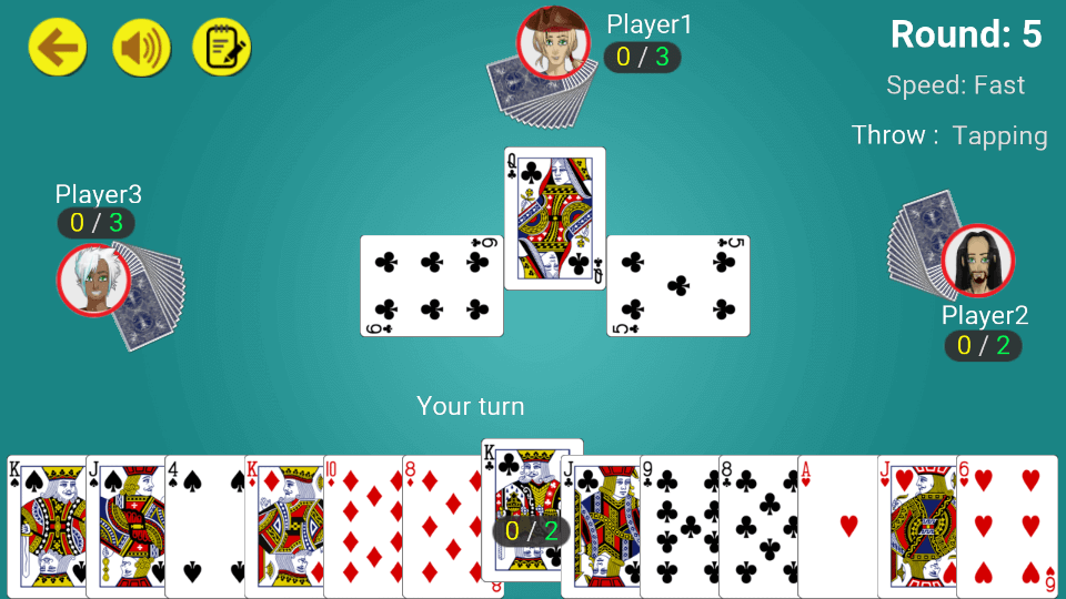 Call break : Offline Card Game ဖန်သားပြင်ဓာတ်ပုံ 0