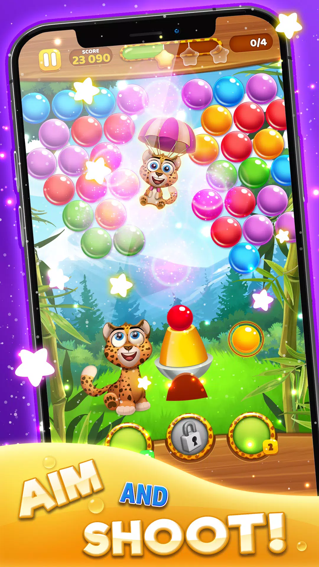 Bubble Pop: Wild Rescue Скриншот 1