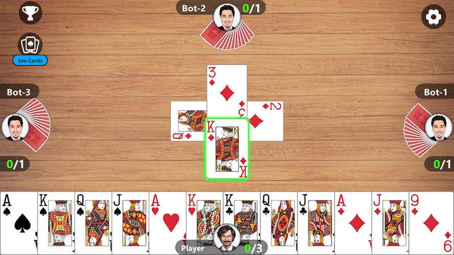 Callbreak Master 3 - Card Game Ảnh chụp màn hình 2