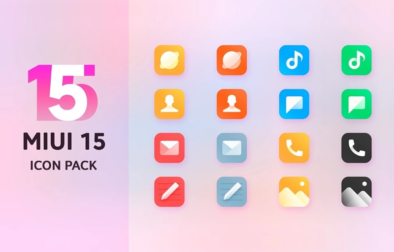 Mi15 Icon Pack Captura de pantalla 2