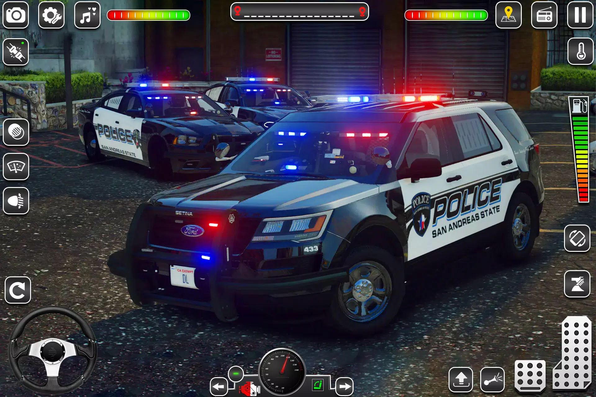 US Police Car Chase Game 3D ဖန်သားပြင်ဓာတ်ပုံ 0