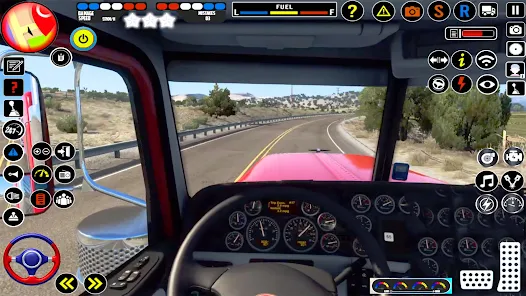 American Cargo Truck Games Sim Capture d'écran 1