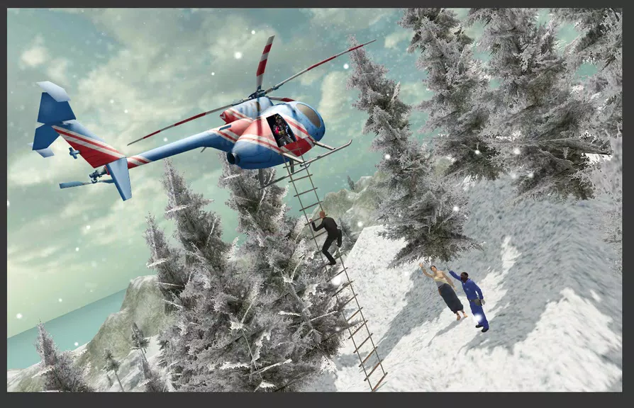 Helicopter Hill Rescue 스크린샷 2