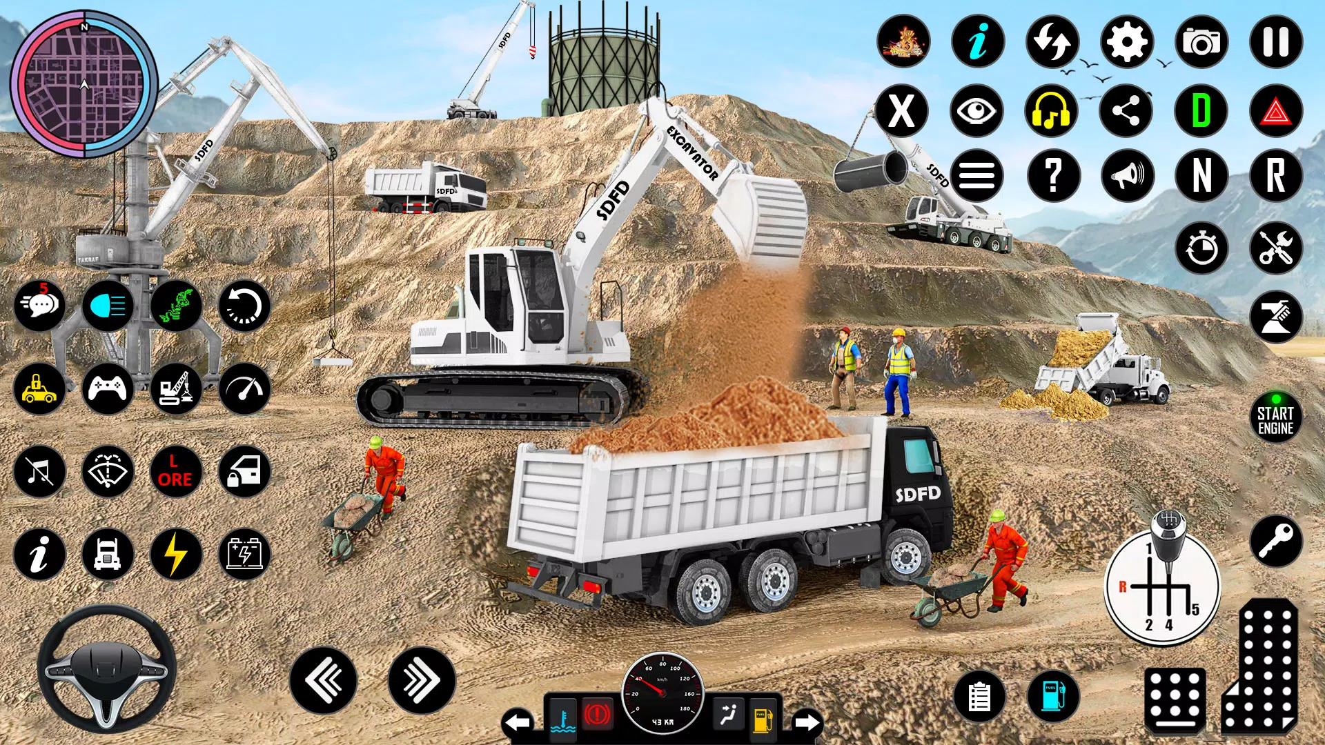 Snow Excavator Simulator Game 스크린샷 0