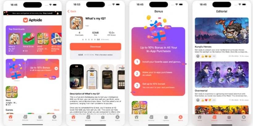 Apptoide: Primeira loja de aplicativos iOS gratuita agora disponível na UE