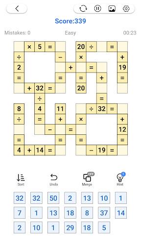 Math Number: Cross Math Puzzle Ảnh chụp màn hình 0