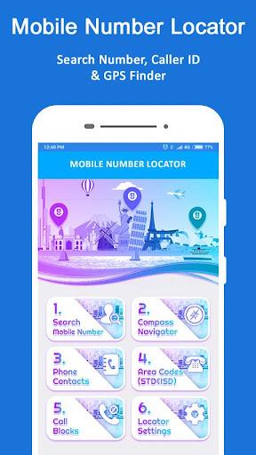 Mobile Number Location - Phone Call Locator Captura de tela 0