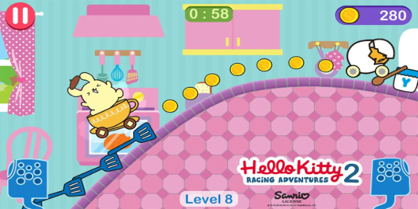 Schermata Hello Kitty games - car game 0