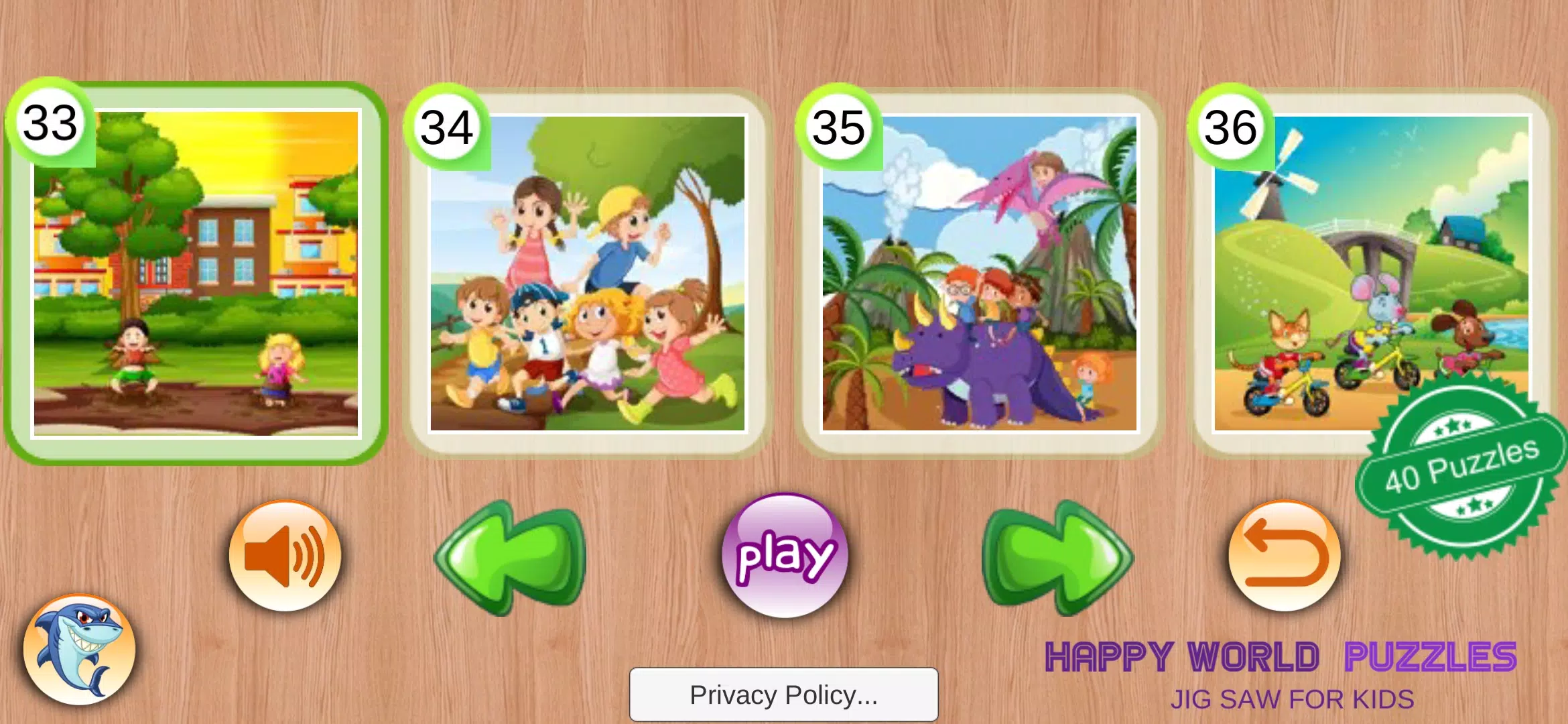 Happy World Puzzles 스크린샷 2