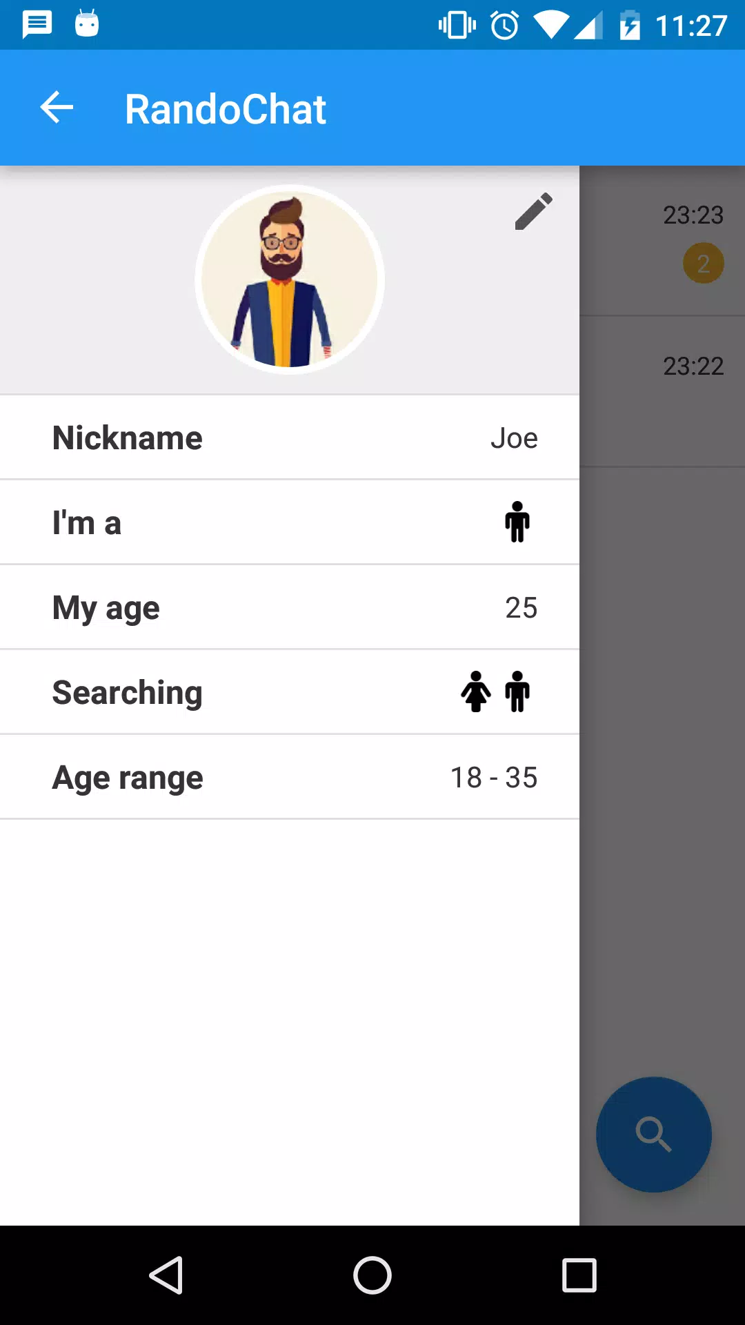 RandoChat Ảnh chụp màn hình 0