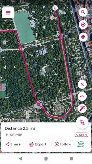 Just Draw It! - Route planner Screenshot 2