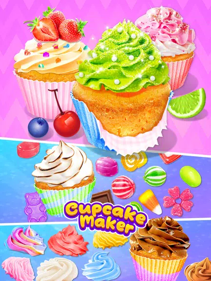 Cupcake Maker: Unicorn Cupcake應用截圖第1張