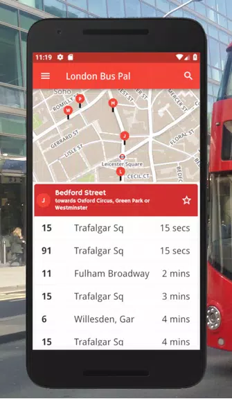 London Bus Pal: Live arrivals Ảnh chụp màn hình 1