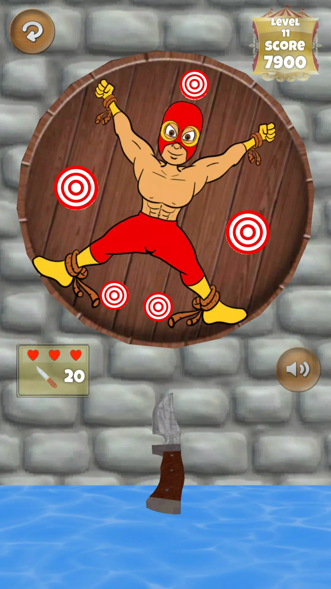 Classic Knife Throwing Game স্ক্রিনশট 1