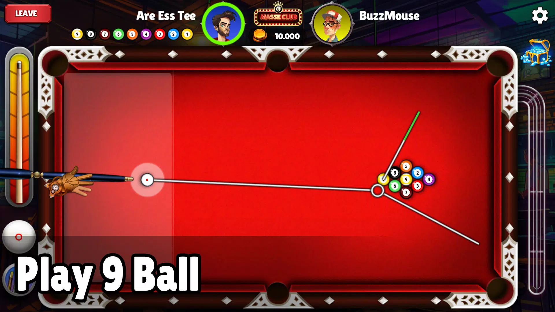 PoolStrike 8 ball pool offline Captura de pantalla 1