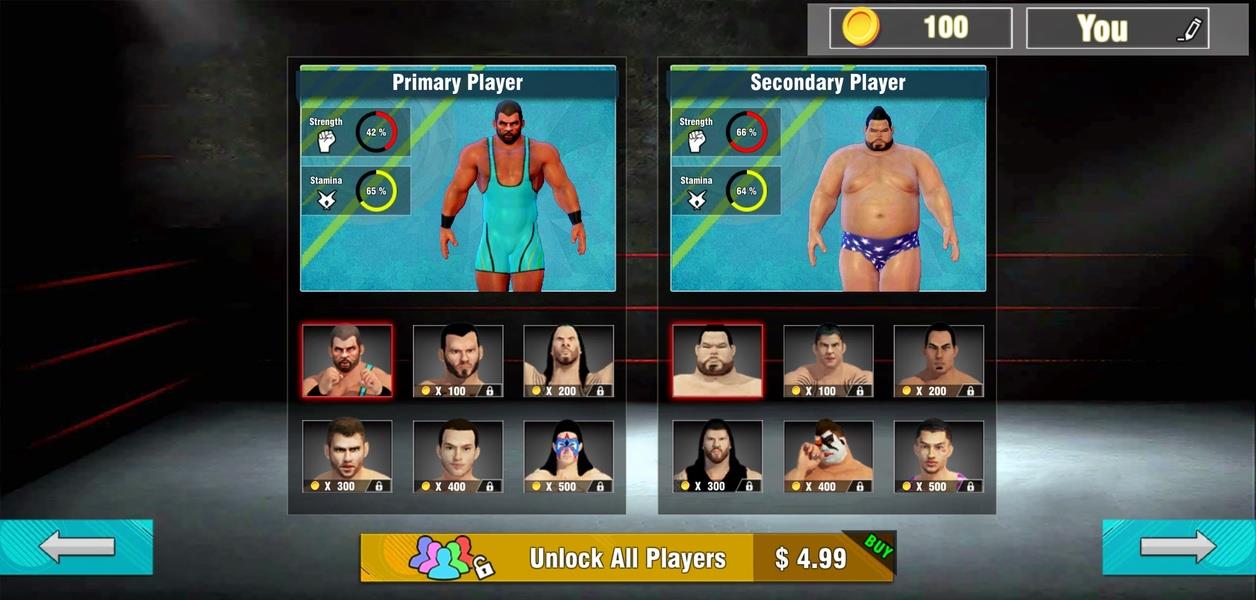 Tag Team Wrestling Game Скриншот 2