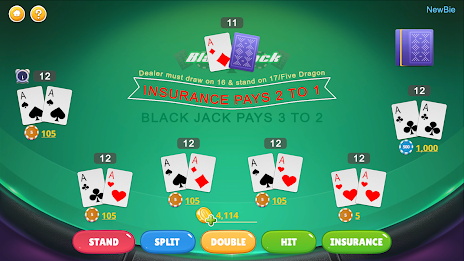 Blackjack - Casino World Ảnh chụp màn hình 0