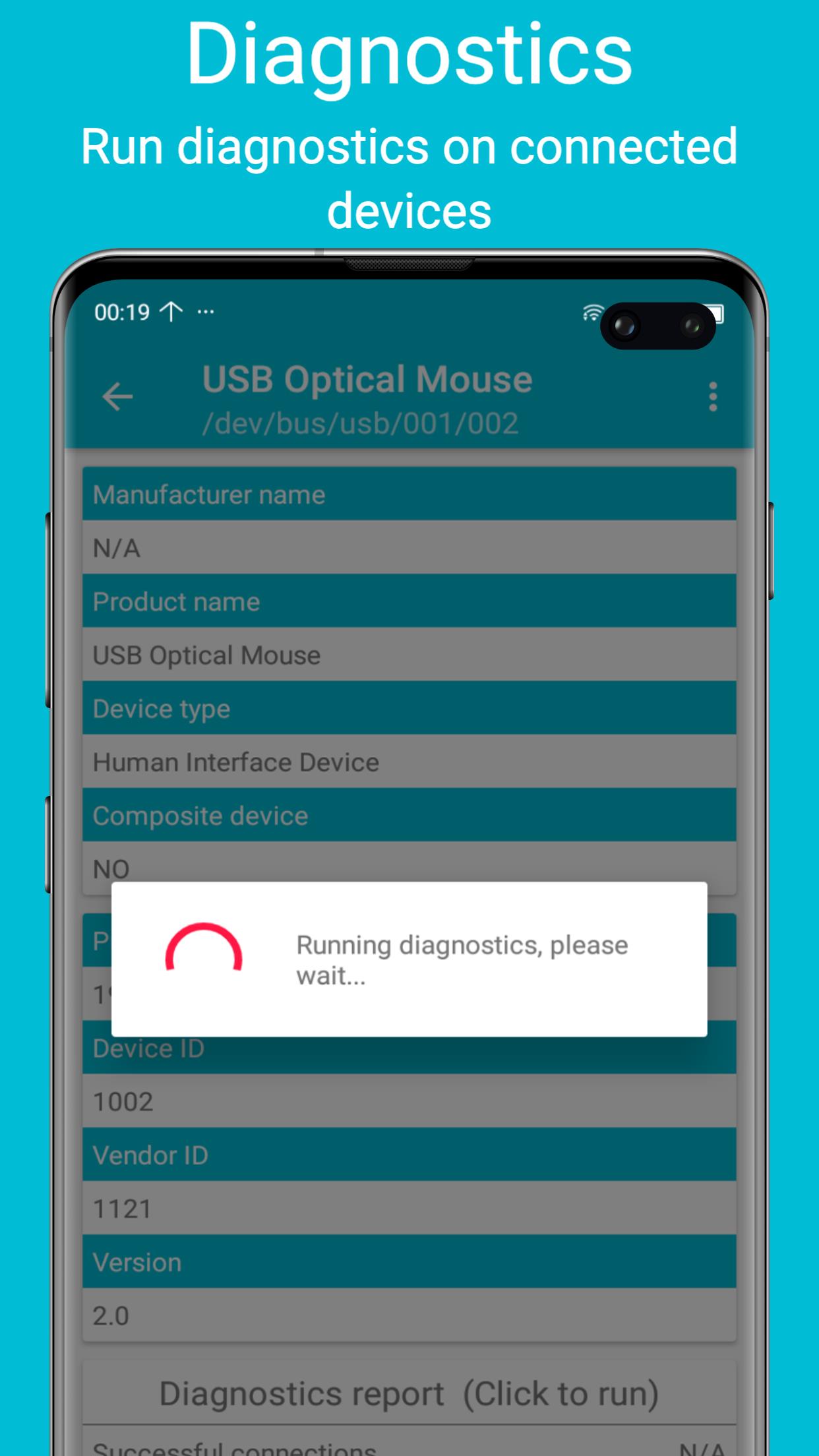 USB diagnostics Zrzut ekranu 2