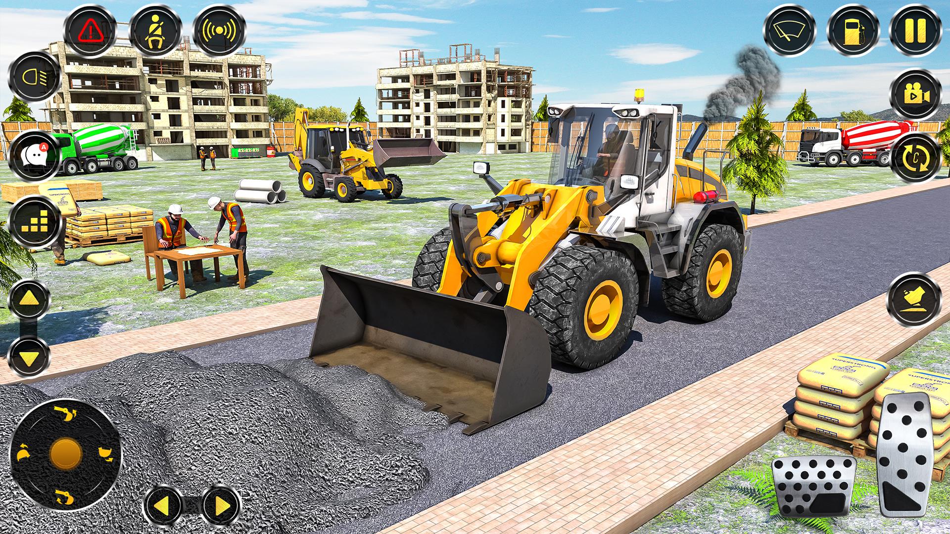 City Construction JCB Game 3D ဖန်သားပြင်ဓာတ်ပုံ 3