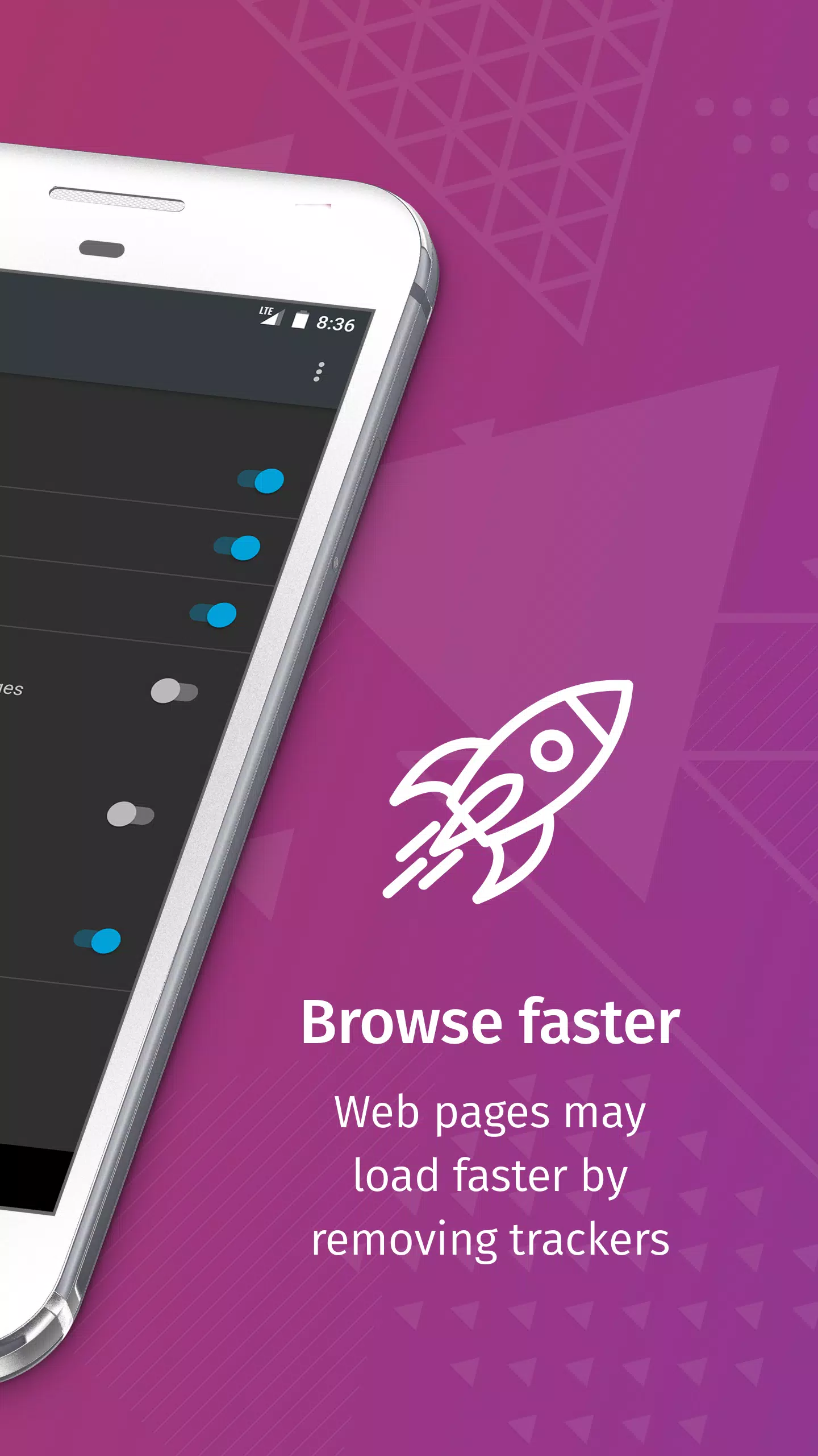 Firefox Klar Browser 스크린샷 1