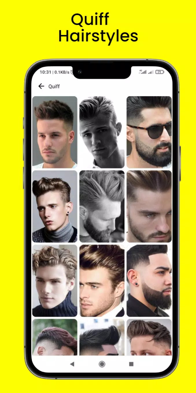 Mens Latest Hairstyles 2023 스크린샷 1