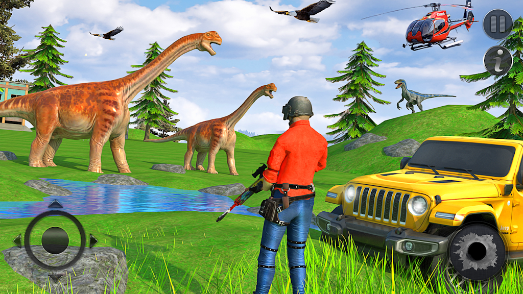 Wild Dino Hunter 3D Gun Games Ảnh chụp màn hình 2