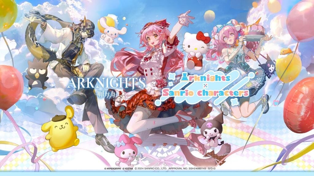 Arknights x Sanrio ဇာတ်ကောင်များသည် အလွန်ချစ်စဖွယ်ကောင်းသော ၀တ်စုံများဖြင့် Lands ကို ပူးပေါင်းပါ။