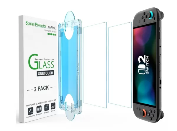 amFilm Screen Protector for Nintendo Switch 2