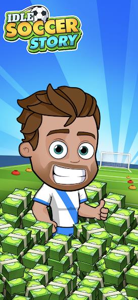 Idle Soccer Story - Tycoon RPG Mod Tangkapan skrin 0